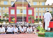 Kapolda Bersama Ribuan Warga Palu Shalat Idul Adha di Mapolda Sulteng