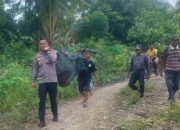 Aparat Polsek Bunta Evakuasi Penemuan Mayat di Pegunungan Nggelung