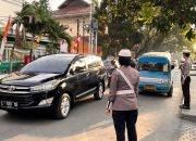 Satlantas Polres Banggai Pastikan Lalu Lintas Lancar Usai Libur HUT ke-80 RI