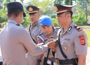 Kapolres Touna Pimpin Sertijab Empat Personelnya