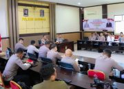 Kapolres Banggai Pimpin Gelar Operasi Bulanan
