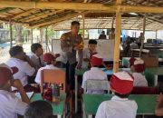 Kapolsek Poso Pesisir Motivasi Murid SDN 1 Tangkura Bahaya Paham Radikalisme