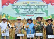 Dukung Ketahanan Pangan Nasional, Polda Sulteng Panen Jagung Kuartal III