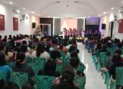 Aparat Polsek Bualemo Amankan Jalanya Perayaan Pra Natal GPDI Bualemo