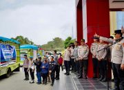 Kapolda Sulteng Lepas Bantuan 30 Ton Beras dan Logistik Kepada Korban Bencana Alam di Sumut