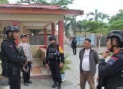 Satgas V Tindak Brimob Polda Sulteng Patroli di Gereja