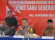 Polda Sulteng Ungkap 706 Kasus Narkoba Sepanjang Tahun 2025