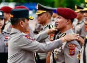 Kapolda Sulteng Pimpin Sertijab 7 Pejabat Utama dan 3 Kapolres