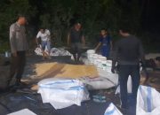 Dukung Ketahanan Pangan, Polsek Ampana Tete Kawal Pengiriman Jagung ke Bulog Poso