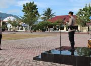 Kapolres Touna Pimpin Kenaikan Pangkat Pengabdian Kompol Adri J. Moningka