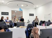 Kasat Lantas Kunker ke DKISP Banggai, Lesmana Tunjukkan Fitur Command Center