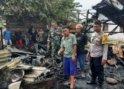 Dua Unit Rumah Terbakar Rata Dengan Tanah Di Kelurahan Sisipan Batui