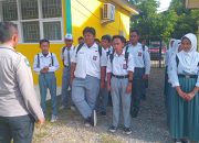 Subsatgas Dikmas Polres Touna Sosialisasikan Tertib Berlalu Lintas Kepada Pelajar