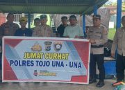 Aparat Polres Touna Gelar Program Jumat Curhat Bersama Sopir Truck Kopra 
