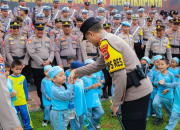Kapolres Banggai Sambut Baik Kunjungan Paud TK IT Umanaa Wahda Islamiyah