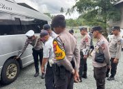 Satgas Operasi Tinombala 2026 Polres Touna Cek Kesehatan Sopir dan Kondisi Fisik Kendaraan di Agen PO Touna