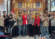 Kapolres Banggai Terima Kunjungan Silaturahmi Organisasi Mahasiswa HMI, LMND dan GMNI