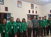 Aparat Polsek Pagimana Bersinergi Dengan Mahasiswa Unismuh Luwuk Sosialisasikan Bahaya Narkoba