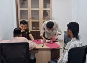 Aparat Polsek Batui Limpahkan Tersangka Seorang Pria Kasus Curanmor Ke Kejari Banggai
