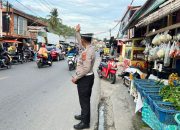 Satlantas Polres Banggai Atur Lalu Lintas di Sejumlah Pasar Takjil Di Luwuk