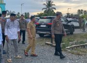 Kapolres Dampingi Bupati Banggai Safari Ramadhan di Kecamatam Simpang Raya Dan Nuhon