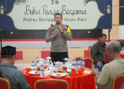 Kapolres Banggai Buka Puasa Bersama Dengan Insan Pers