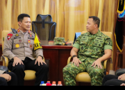 Kapolres Banggai Terima Kunjungan Silaturahmi Dandim 1308/LB