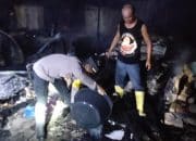 Akibat Bermain Petasan, Lima Unit Rumah Ludes Terbakar di Di Dusun Pulau Salaka Touna