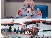 Kapolres Banggai Imbau Operator Kapal Perhatikan Kapasitas Muatan dan Utamakan Keselamatan