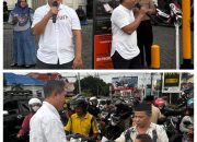 Satintelkam Polres Banggai Sosialisasikan SKCK Online dan Bagikan Takjil Gratis Kepada Pengguna Jalan