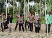 Dukung Program Ketahanan Pangan Nasional, Wakapolres Touna Pimpin Penanaman Jagung Serentak Kuartal I