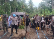 Dukung Program Ketahanan Pangan Nasional, Aparat Polres Banggai Tanam Jagung Serentak Kuartal I