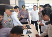 Kapolres Banggai Cek Senpi Anggotanya