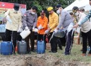 Polres Parimo Musnahkan Barang Bukti Miras Hasil Razia Operasi Pekat I Tinombala