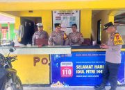 Karendalopsres Polres Touna Cek Kesiapan dan Sarpras Personel di Posyan Malotong