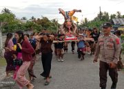 Personel Gabungan Amankan Pawai Ogoh-Ogoh Sambut Hari Raya Nyepi
