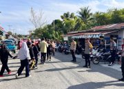 Aparat Polres Touna Kawal Ketat Fun Run Reuni Akbar SMAN 1 Ampana Kota