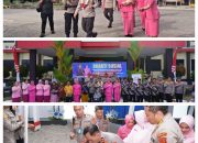 Kapolda Sulteng Kunker Di Polres Banggai Berikan Bansos dan Resmikan Gedung SPPG