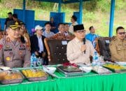 Kapolres Bersama Bupati Banggai Dampingi Mendes PDT RI Kunker Di Desa Agrowisata Lenyek
