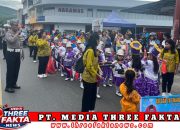 Satlantas Polres Banggai Kawal Ketat Pawai TK Emaus Luwuk