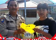 Polres Touna Gelar Program GPM, Jual Beras dan Minyak Kita Bersubsi Kepada Warga