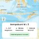Gempa Magnitudo 6,7 Guncang Tenggara Palu, BMKG Pastikan Tidak Berpotensi Tsunami