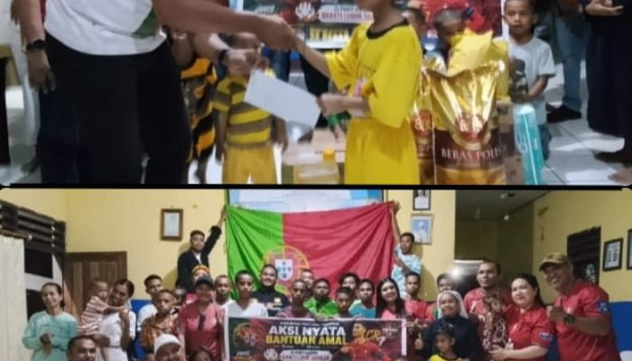 Fans Portugal di Saumlaki Tebar Kepedulian, Salurkan Bantuan ke Panti Asuhan di Tanimbar