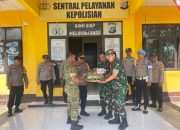 Kapolsek Lamala Apresiasi Kejutan Tumpeng Hari Bhayangkara ke-80 dari Koramil 1308-06 LB, Perkuat Soliditas TNI-Polri