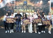 Dirreskrimsus Polda Sulteng Tutup Turnamen Padel Hari Bhayangkara ke-80, Serahkan Piala kepada Para Juara