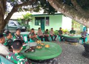 Sinergi TNI-Polri Kian Solid, Kapolsek Kintom Perkuat Koordinasi dengan Koramil 1308-04 LB