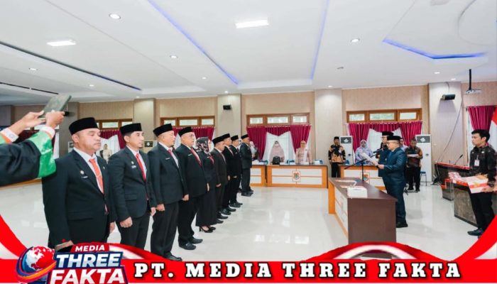 Bupati Amirudin Lantik 9 Pejabat Pimpinan Tinggi Pratama Eselon II.B