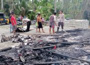 Rumah Warga di Simpang Raya Ludes Terbakar, Polisi Bergerak Cepat Amankan TKP