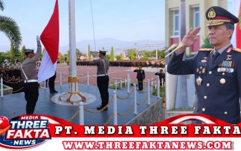 Wakapolda Sulteng Pimpin Upacara HUT ke-81 Kemerdekaan RI